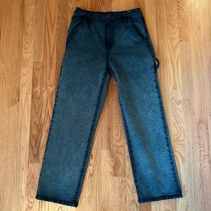 Green Wash Grunge 90s Wild Fable Highest Rise Utility Size 6 Jeans